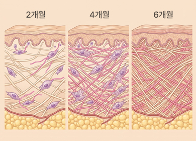 신생 콜라겐 생성